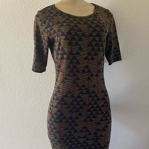 Lularoe dark green dress